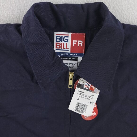 Big Bill FR Work Jacket Flame Resistant CAT2 Westex (Liner Compatible) Medium - Picture 13 of 13